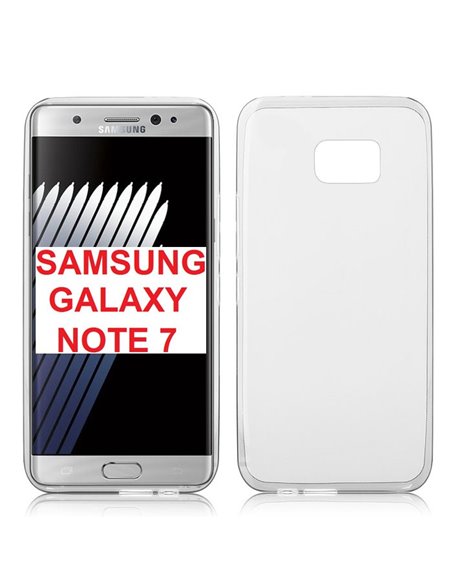 CUSTODIA GEL TPU SILICONE TRASPARENTE per SAMSUNG SM-N930 GALAXY NOTE 7