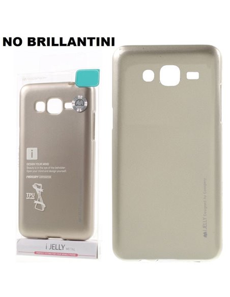 CUSTODIA GEL TPU SILICONE per SAMSUNG SM-J210 GALAXY J2 (2016) COLORE ORO ALTA QUALITA' MERCURY I-JELLY (NO BRILLANTINI)