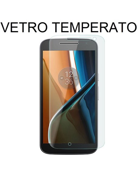 PELLICOLA PROTEGGI DISPLAY VETRO TEMPERATO 0,33mm per LENOVO MOTO G4 (4Âª generazione) XT1622