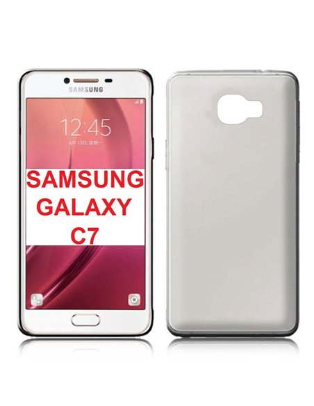 CUSTODIA GEL TPU SILICONE TRASPARENTE per SAMSUNG SM-C7000 GALAXY C7