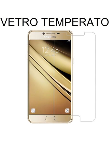 PELLICOLA PROTEGGI DISPLAY VETRO TEMPERATO 0,33mm per SAMSUNG SM-C5000 GALAXY C5 ATTENZIONE: copre parzialmente la parte frontal