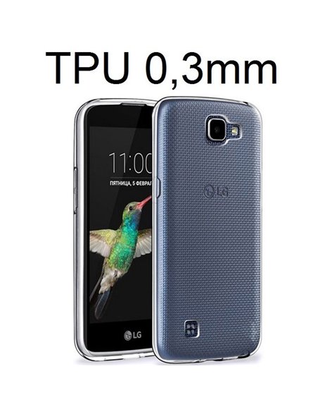 CUSTODIA GEL TPU SILICONE ULTRA SLIM TRASPARENTE 0,3mm per LG K3 (LS450) - ATTENZIONE! NO K3 (K100)