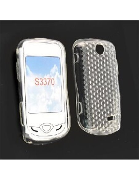 CUSTODIA GEL TPU SILICONE per SAMSUNG S3370 POCKET COLORE BIANCO