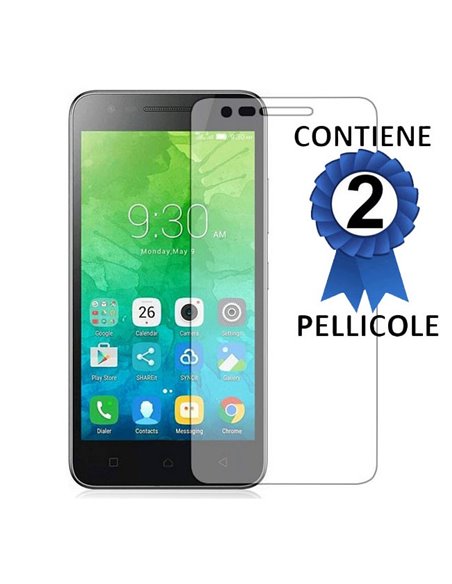 PELLICOLA PROTEGGI DISPLAY per LENOVO VIBE C2 (k10a40), VIBE C2 POWER - CONFEZIONE 2 PEZZI