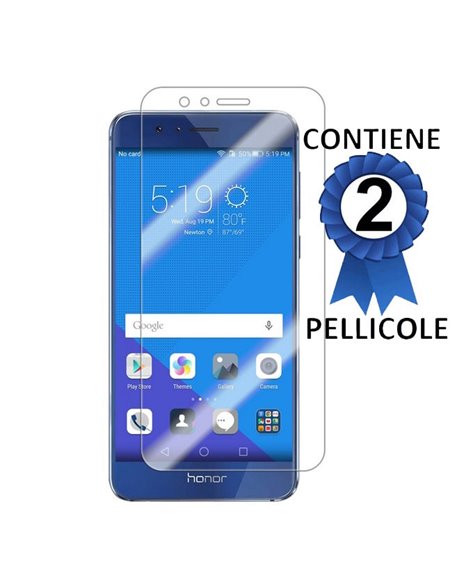 PELLICOLA PROTEGGI DISPLAY per HUAWEI HONOR 8 CONFEZIONE 2 PEZZI