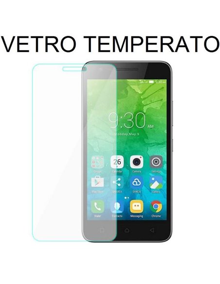 PELLICOLA PROTEGGI DISPLAY VETRO TEMPERATO 0,33mm per LENOVO VIBE C2, k10a40