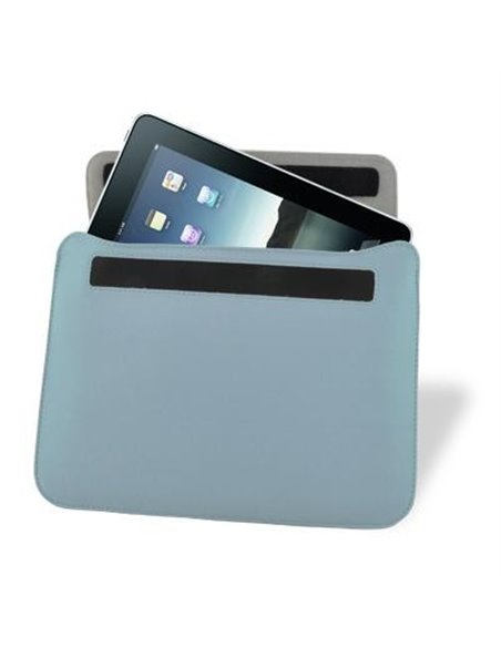 CUSTODIA TESSUTO PVC PER APPLE IPAD, IPAD2, IPAD3, IPAD4 COLORE AZZURRO