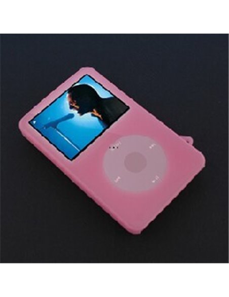 CUSTODIA IN SILICONE per APPLE IPOD NANO 5Âª GENERAZIONE COLORE ROSA