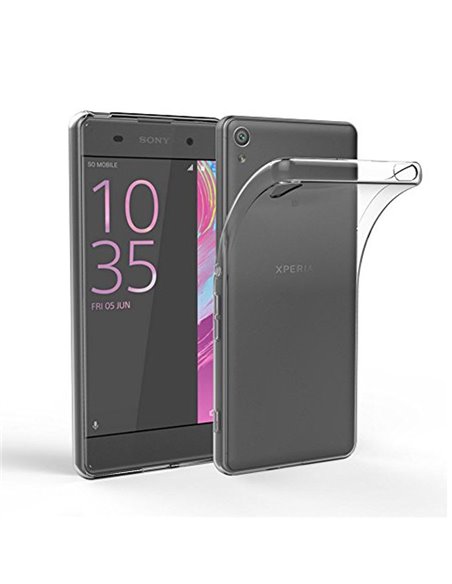 CUSTODIA GEL TPU SILICONE TRASPARENTE per SONY XPERIA XA, F3111, F3113, F3115 XPERIA XA DUAL, F3112, F3116