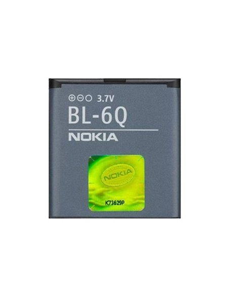 BATTERIA ORIGINALE NOKIA BL-6Q per 6700c, 6700c ILLUVIAL 970mAh LI-ION BULK