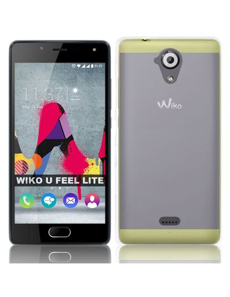 CUSTODIA GEL TPU SILICONE TRASPARENTE per WIKO U FEEL LITE 4G