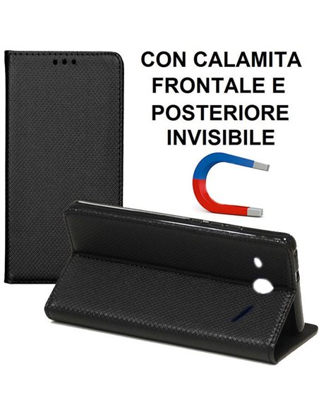 CUSTODIA FLIP ORIZZONTALE per ALCATEL PIXI 4 - 3G - 4' POLLICI 4034D con CHIUSURA MAGNETICA INVISIBILE, STAND ED INTERNO IN TPU 