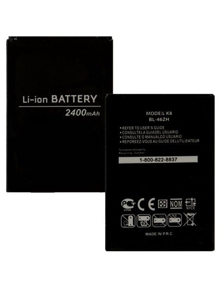 BATTERIA per LG K7 X210, K8 K350N - 2400 mAh LI-ION