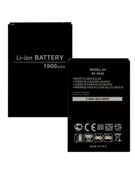 BATTERIA per LG K4 (K120E), K3 (K100) - 1900 mAh LI-ION