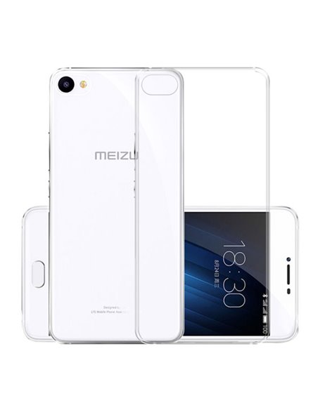 CUSTODIA per MEIZU U20 IN GEL TPU SILICONE TRASPARENTE