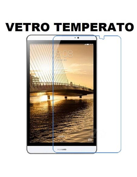 PELLICOLA per HUAWEI MEDIAPAD M2 8.0 - 8' POLLICI - PROTEGGI DISPLAY VETRO TEMPERATO 0,33mm