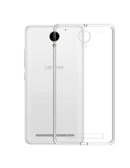 CUSTODIA per LENOVO VIBE C2 (k10a40), VIBE C2 POWER IN GEL TPU SILICONE TRASPARENTE