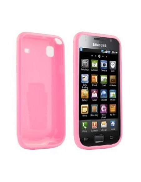 CUSTODIA GEL TPU SILICONE per SAMSUNG i9000 Galaxy S COLORE ROSA