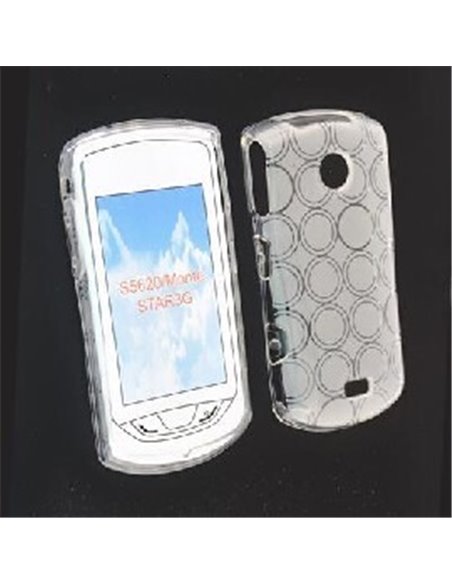 CUSTODIA GEL TPU SILICONE per SAMSUNG S5620 Halley Evo COLORE BIANCO