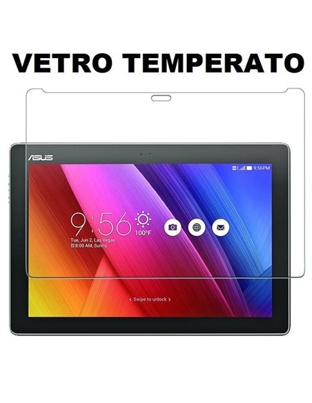 PELLICOLA per ASUS ZENPAD 10 Z300C - 10.1' POLLICI IN VETRO TEMPERATO 0,33mm