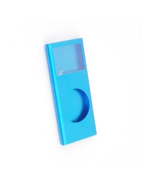 GUSCIO COMPLETO CON VETRINO per APPLE IPOD NANO 2Âª GENERAZIONE COLORE BLU
