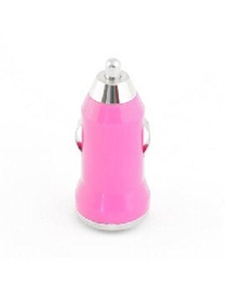 CARICATORE AUTO MINI 1000mAh CON 1 PORTA USB COLORE ROSA (CAUSB.MINI.ROSA)