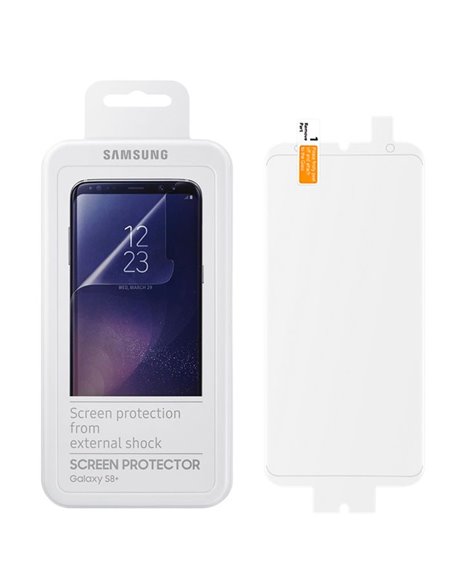 PELLICOLA ORIGINALE per SAMSUNG SM-G955 GALAXY S8 PLUS - PROTEGGI DISPLAY CONFEZIONE 2 PEZZI ET-FG955CTEGWW BLISTER