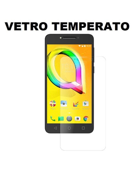 PELLICOLA per ALCATEL A5 LED - 5.2' POLLICI - PROTEGGI DISPLAY VETRO TEMPERATO 0,33mm