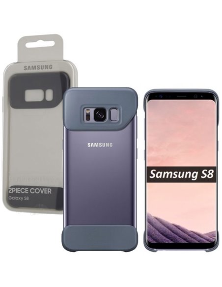 PROTEZIONE MAGNETICA ORIGINALE per SAMSUNG SM-G950 GALAXY S8 - 2PIECE COVER COLORE VIOLA EF-MG950CEEGWW BLISTER