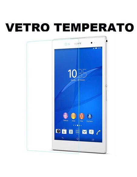 PELLICOLA per SONY XPERIA Z3 TABLET COMPACT, XPERIA Z3 TABLET COMPACT MGS - PROTEGGI DISPLAY VETRO TEMPERATO 0,3mm