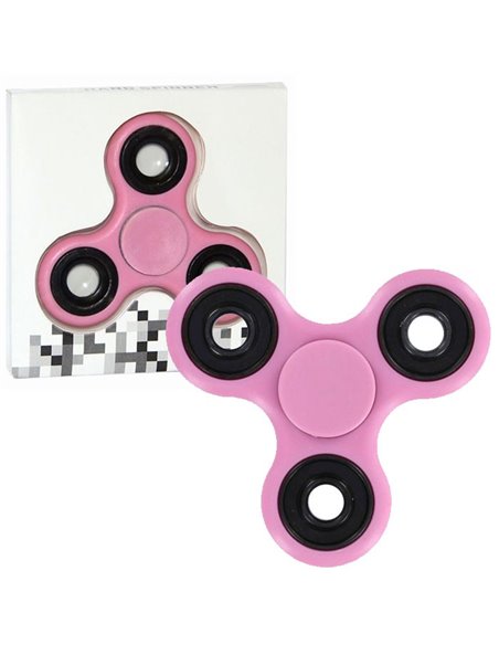 FIDGET SPINNER GIOCATTOLO ANTI-STRESS COLORE ROSA BLISTER