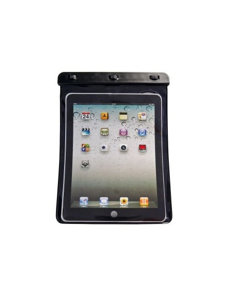 CUSTODIA A SACCHETTO SUBACQUEA FINO A 10 Mt. DI PROFONDITA' per APPLE IPAD, IPAD2, IPAD3, IPAD4 COLORE NERO WATERPROOF