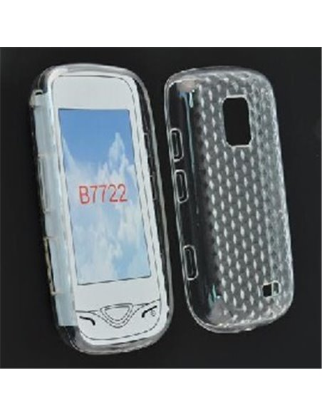 CUSTODIA GEL TPU SILICONE per SAMSUNG B7722 COLORE BIANCO