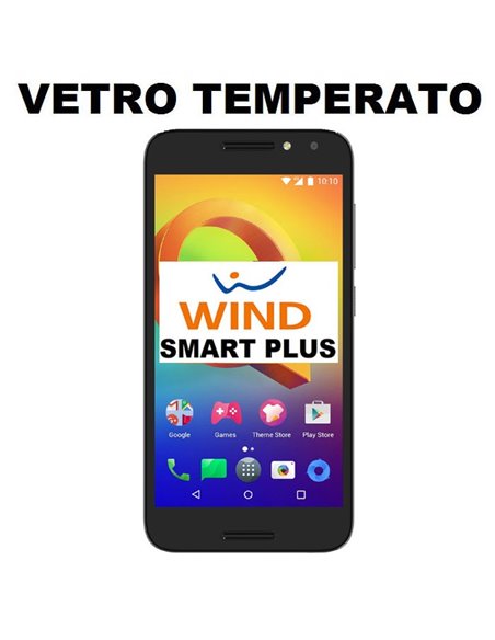 PELLICOLA per WIND SMART PLUS, 5046Y, ALCATEL ONE TOUCH A3 - 5' POLLICI - PROTEGGI DISPLAY VETRO TEMPERATO 0,33mm