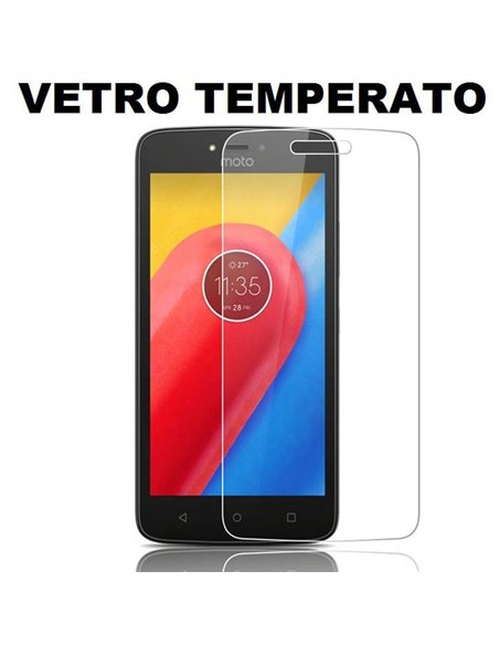 PELLICOLA per MOTOROLA MOTO C PLUS - PROTEGGI DISPLAY VETRO TEMPERATO 0,33mm