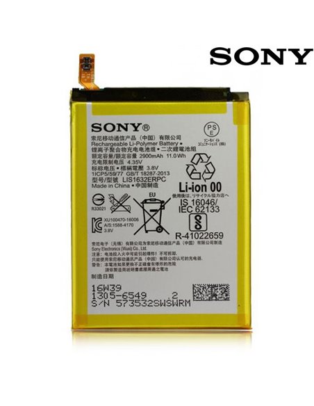 BATTERIA ORIGINALE SONY XPERIA XZ (F8331), XZ DUAL SIM (F8332) - 2900 mAh LI-ION BULK