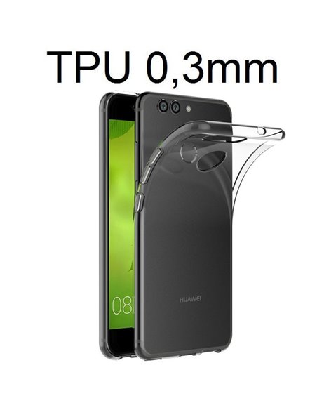 CUSTODIA per HUAWEI NOVA 2 IN GEL TPU SILICONE ULTRA SLIM 0,3mm TRASPARENTE