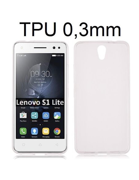 CUSTODIA per LENOVO VIBE S1 LITE IN GEL TPU SILICONE ULTRA SLIM 0,3mm TRASPARENTE