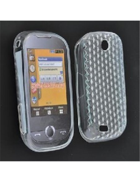 CUSTODIA GEL TPU SILICONE per SAMSUNG S3650 COLORE BIANCO