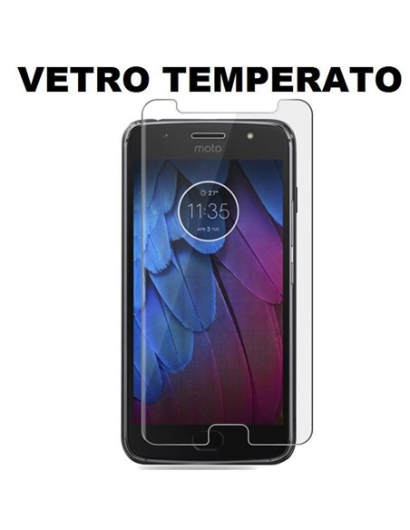 PELLICOLA per MOTOROLA MOTO G5S (XT1793) - 5.2'- PROTEGGI DISPLAY VETRO TEMPERATO 0,33mm