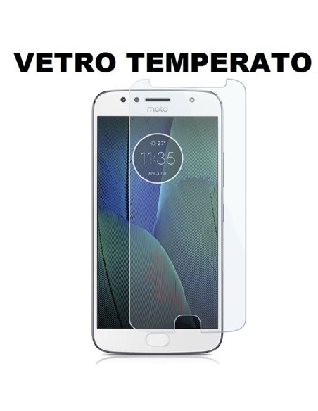 PELLICOLA per MOTOROLA MOTO G5S PLUS (XT1803) - 5.5'- PROTEGGI DISPLAY VETRO TEMPERATO 0,33mm