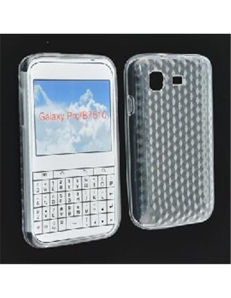 CUSTODIA GEL TPU SILICONE per SAMSUNG B7510 Galaxy Pro COLORE BIANCO