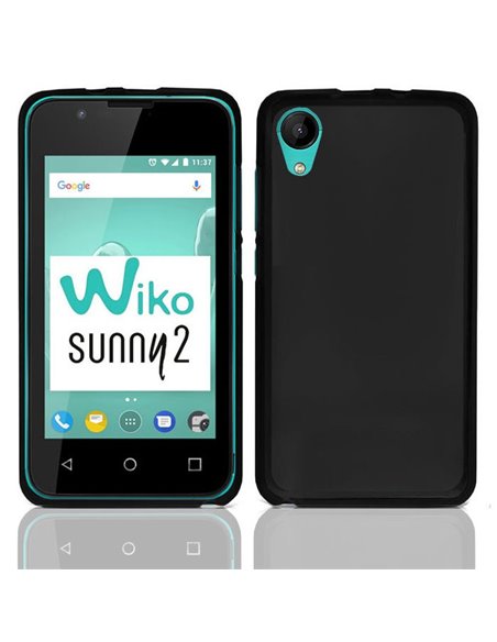 CUSTODIA per WIKO SUNNY 2 IN GEL TPU SILICONE COLORE NERO