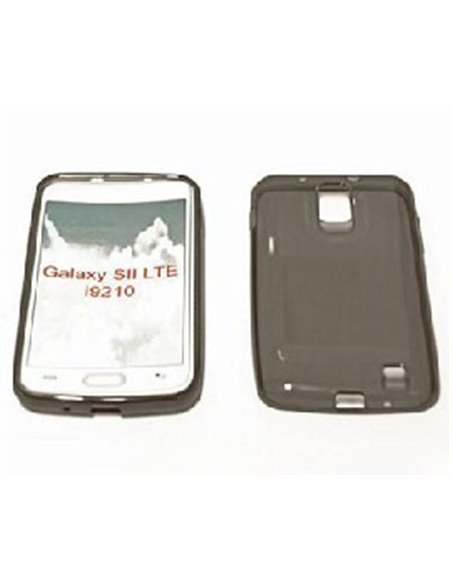 CUSTODIA GEL TPU SILICONE per SAMSUNG i9210 Galaxy S2 LTE, CELOX COLORE NERO