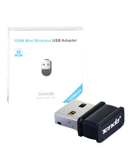 MINI CHIAVETTA USB 2.0 WIRELESS 150 Mbps COLORE NERO W311MI TENDA BLISTER