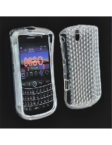 CUSTODIA GEL TPU SILICONE SEMI-RIGIDA per BLACKBERRY Tour 9630 COLORE BIANCO