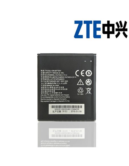 BATTERIA ORIGINALE per ZTE U808, N798, N798+, Q201T, Q501T, Q501U - 1650 mAh LI-ION BULK