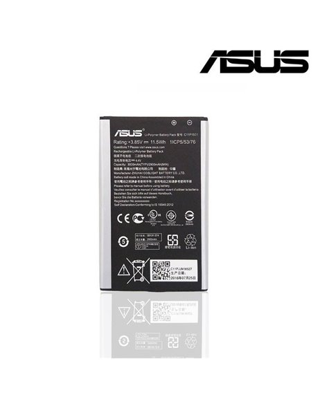 BATTERIA ORIGINALE per ASUS ZENFONE SELFIE (5.5), ZENFONE 2 LASER (6.0) - 3000 mAh LI-ION C11P1501 BULK SEGUE COMPATIBILITA'..