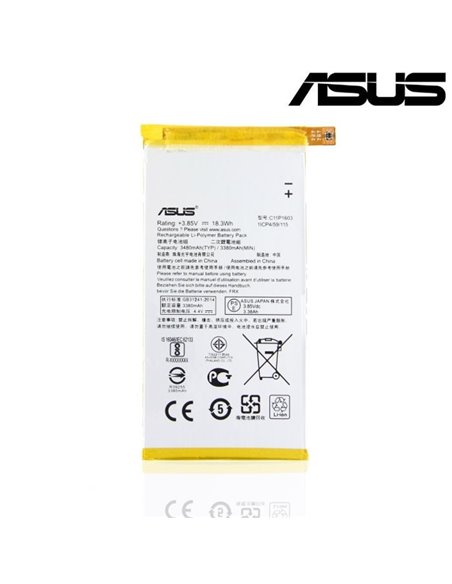 BATTERIA ORIGINALE per ASUS ZENFONE 3 DELUXE (ZS550KL) - 5.5' POLLICI - 3480 mAh LI-ION C11P1603 BULK