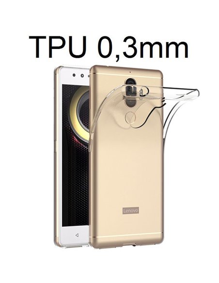 CUSTODIA per LENOVO K8 NOTE IN GEL TPU SILICONE ULTRA SLIM 0,3mm TRASPARENTE